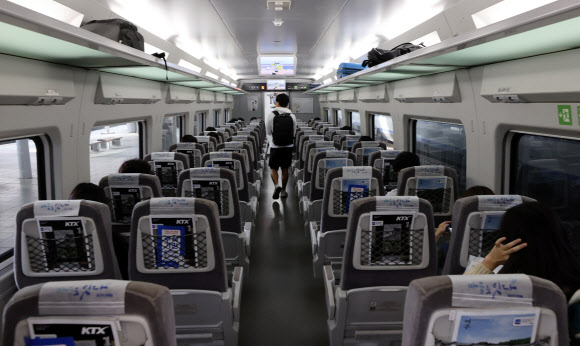 열차 내 띄어앉기