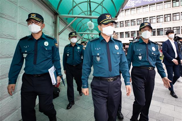 김창룡 경찰청장 ‘개천절 집회 대응 현장점검’