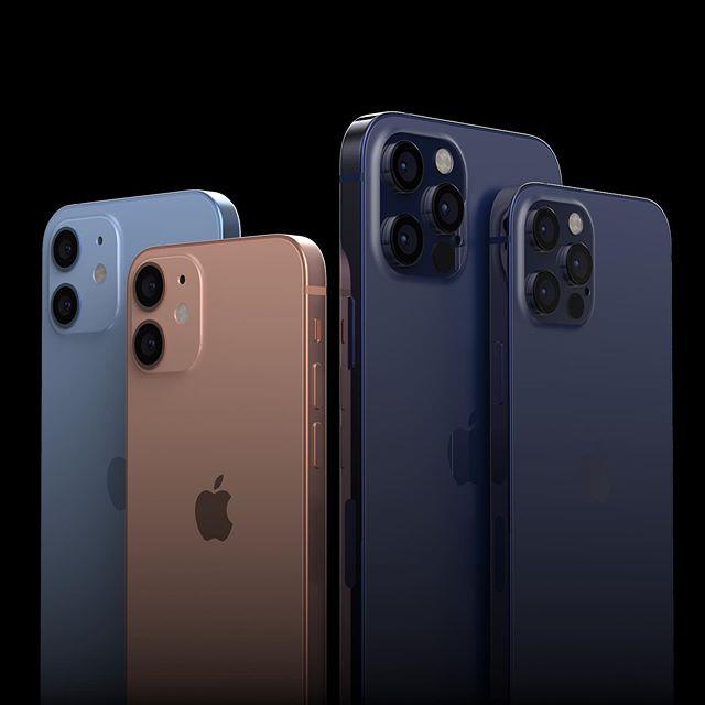 애플의 2020년형 플래그십 스마트폰인 ‘아이폰12 시리즈’ 추정 이미지. 에브리씽애플프로 캡처