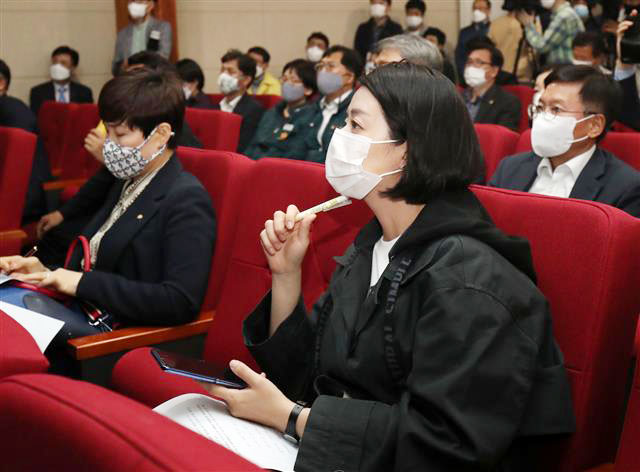 [국감]반구대암각화 브리핑 듣는 배현진 의원