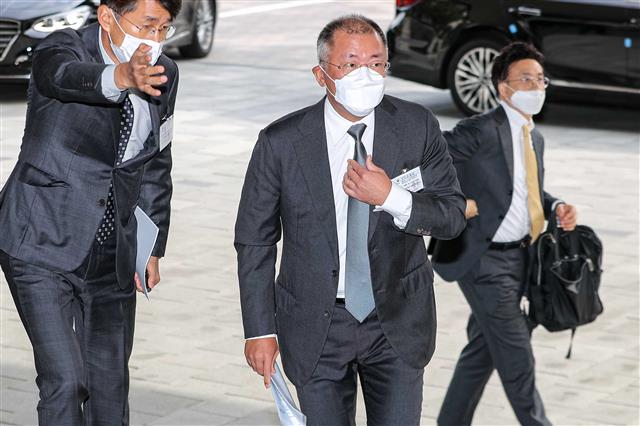 정의선 회장, 제2차 수소경제위원회 참석