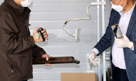 ‘휠 고의훼손’ 범행도구 확보