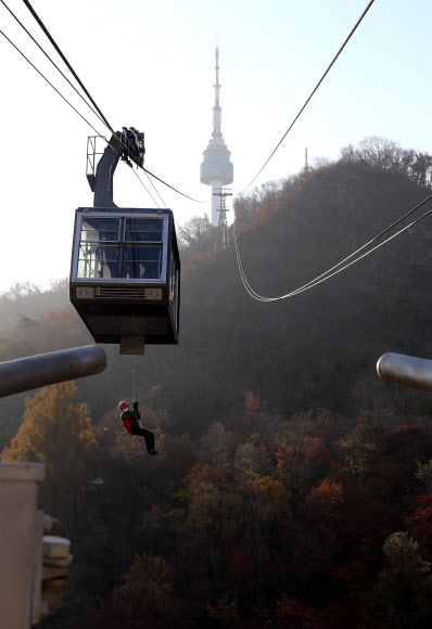남산 케이블카가 멈추면..