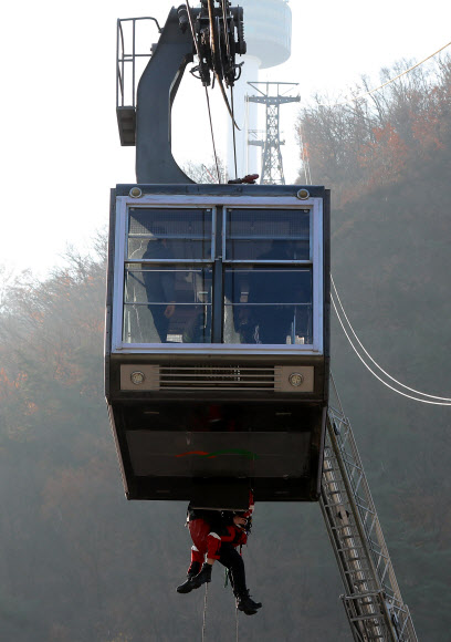 남산 케이블카가 멈추면..