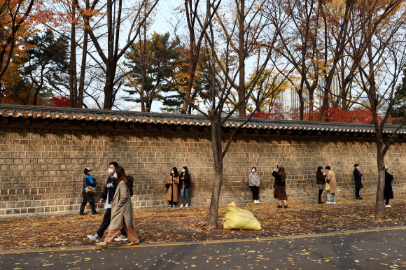 가을을 보내며