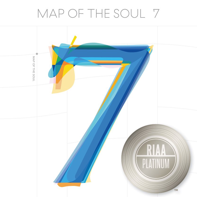 방탄소년단의 정규 4집이 RIAA 플래티넘 인증을 받았다. RIAA 제공