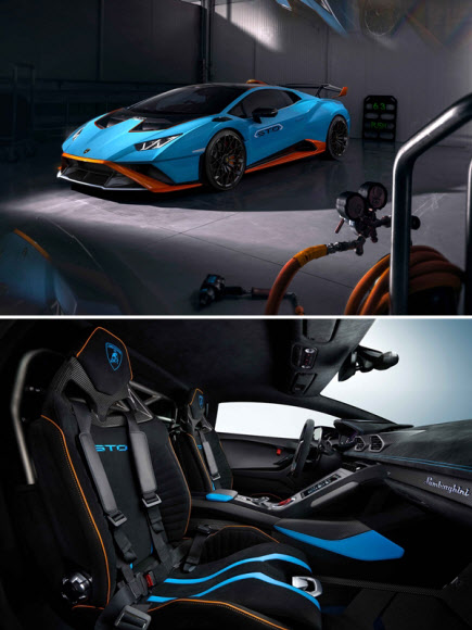 람보르기니가 슈퍼 스포츠카 ‘우라칸 STO’를 20일 공개했다. 2020.11.20  람보르기니서울 제공