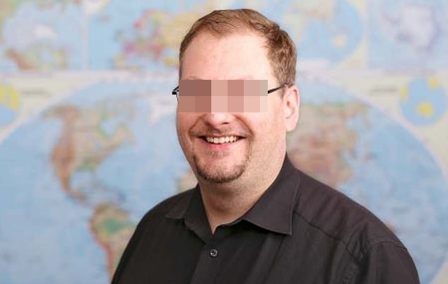 식인혐의로 체포된 독일 중학교 교사. 데이트어플에 등록된 용의자의 프로필사진. 데일리메일 캡처.