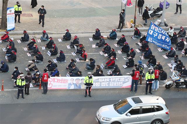 민주노총 대구도심 집회 ‘거리두기’