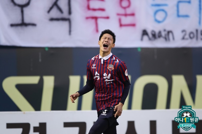 수원FC 안병준. 한국프로축구연맹 제공