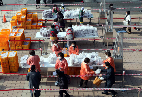 삼광사 동지 팥죽 나눔