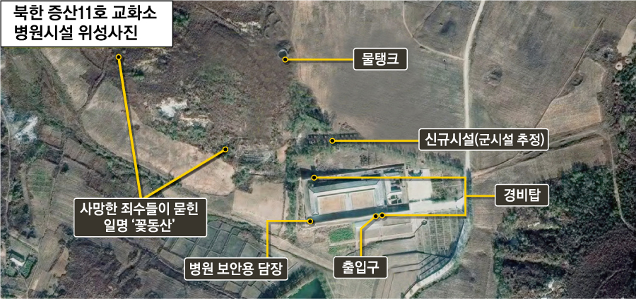 美 북한인권위원회, 北수용소 ‘증산 11호 교화소’ 위성사진 첫 공개