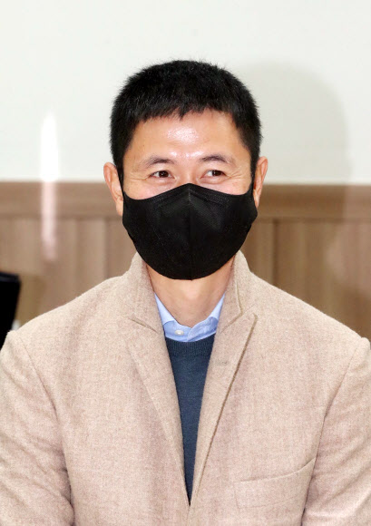 환하게 웃는 이영표 강원FC 새 대표이사 내정자