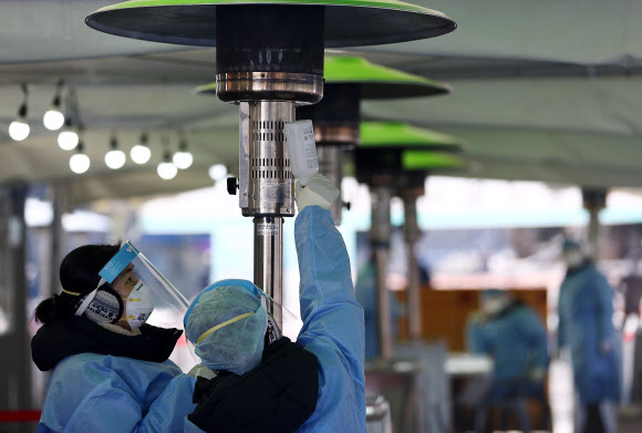 얼어버린 소독제