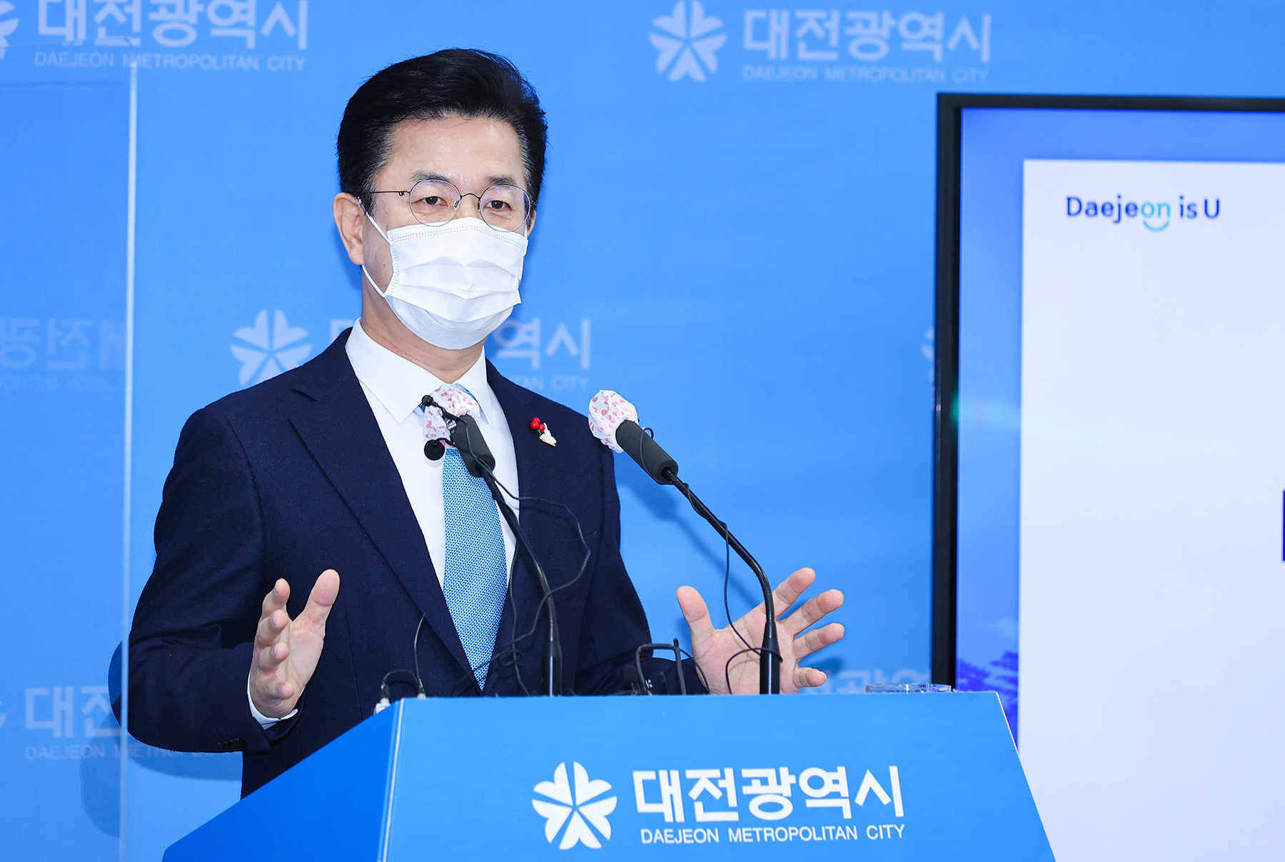 허태정 대전시장은 오는 2025년까지 ‘대전형 일자리’ 15만개를 만들겠다고 약속했다. 대전시 제공