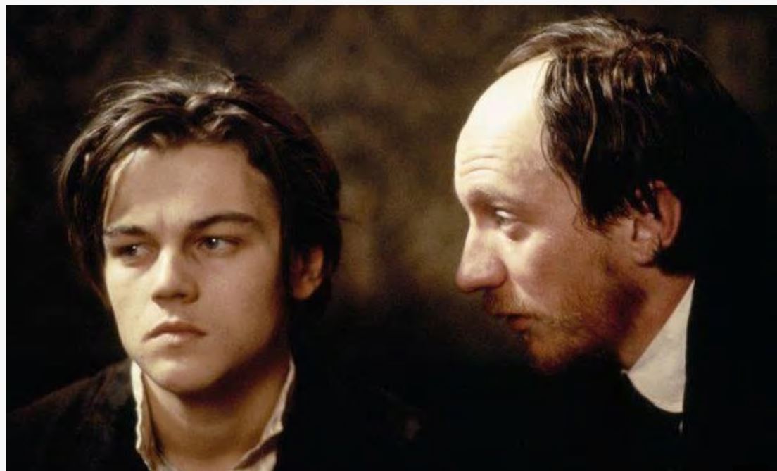 1995년 아그나츠카 홀란드 감독이 만든 영화 ‘토탈 이클립스’의 한 장면. 레오나르도 디캐프리오가 랭보 역을, 데이비드 슐리스가 베를렌 역을 맡았다.