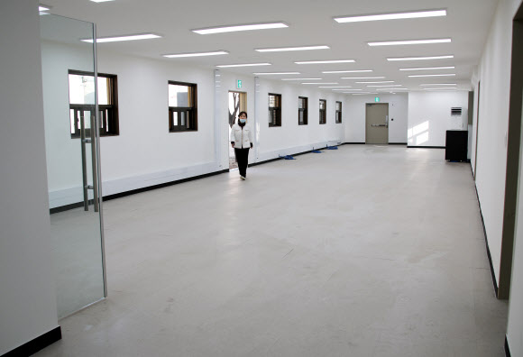 ‘첫 백신접종 장소로 예상되는 병동’