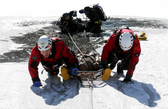 혹한에도 훈련은 계속된다!