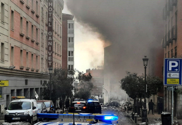 스페인 마드리드서 폭발
