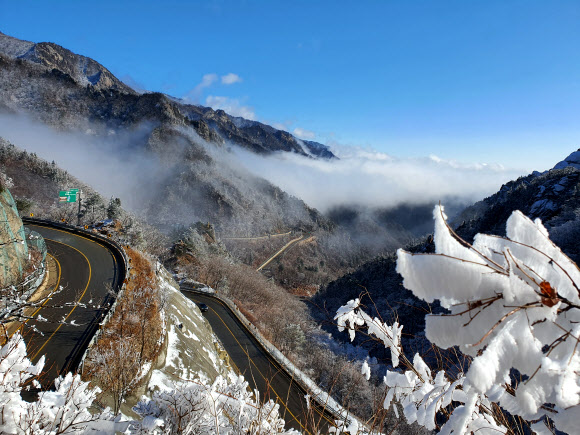 눈 내린 한계령