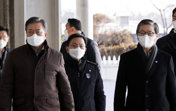 백신 수송 모의훈련 참석한 국토부 장관