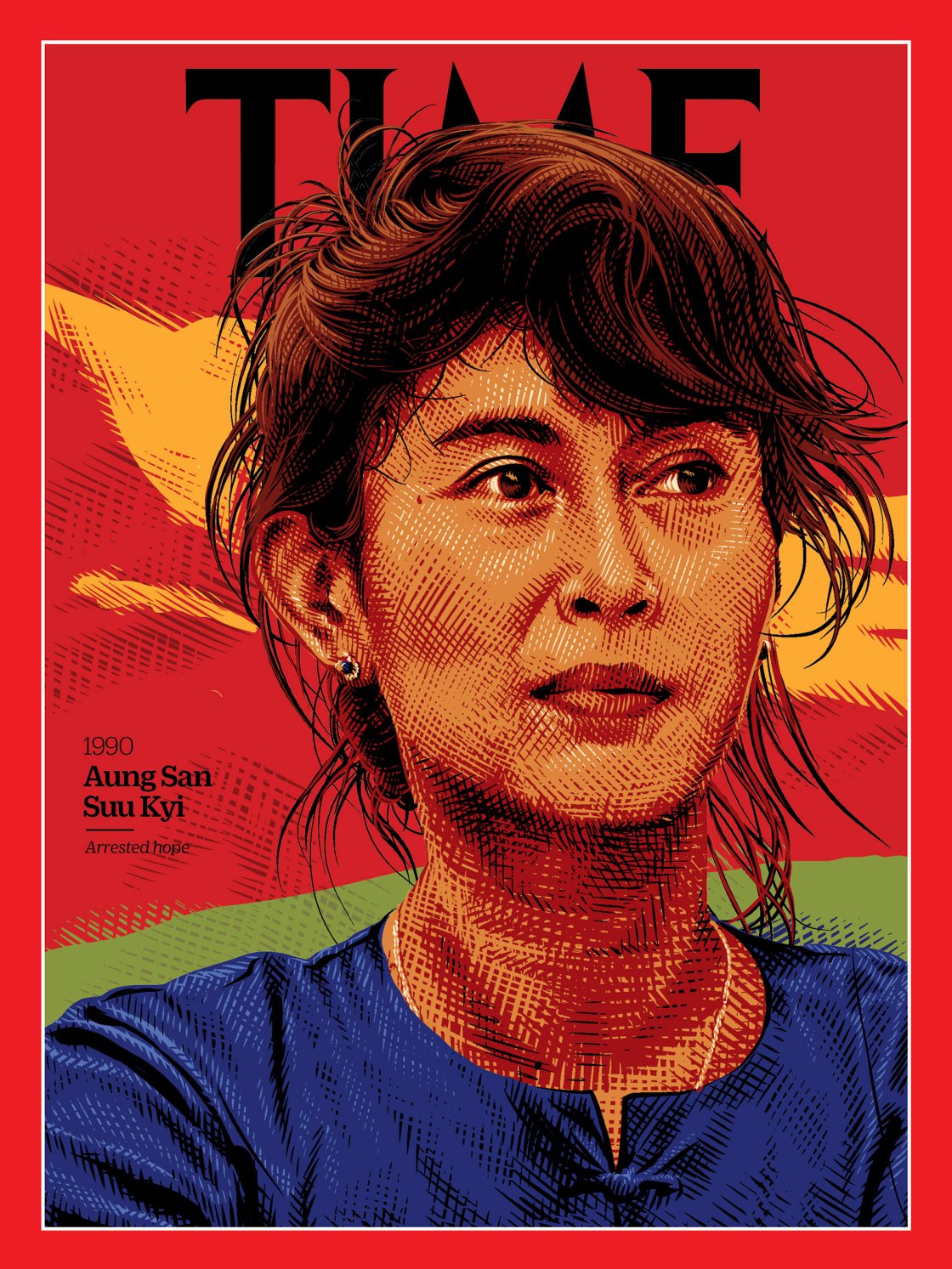 지난해 미 시사주간지 타임이 1920년부터 2019년을 빛낸 ‘올해의 여성 100인’을 선정하고 1990년의 인물로 꼽은 아웅산 수치 미얀마 국가고문.