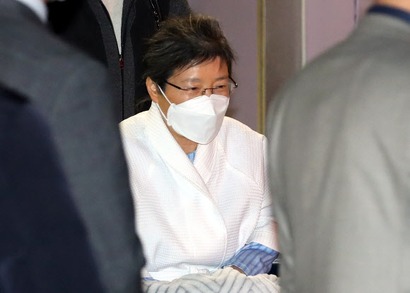 20일만에 구치소 복귀하는 박근혜 전 대통령