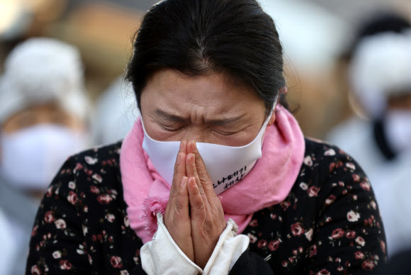 소나무길에서 열린 고 백기완 선생 노제