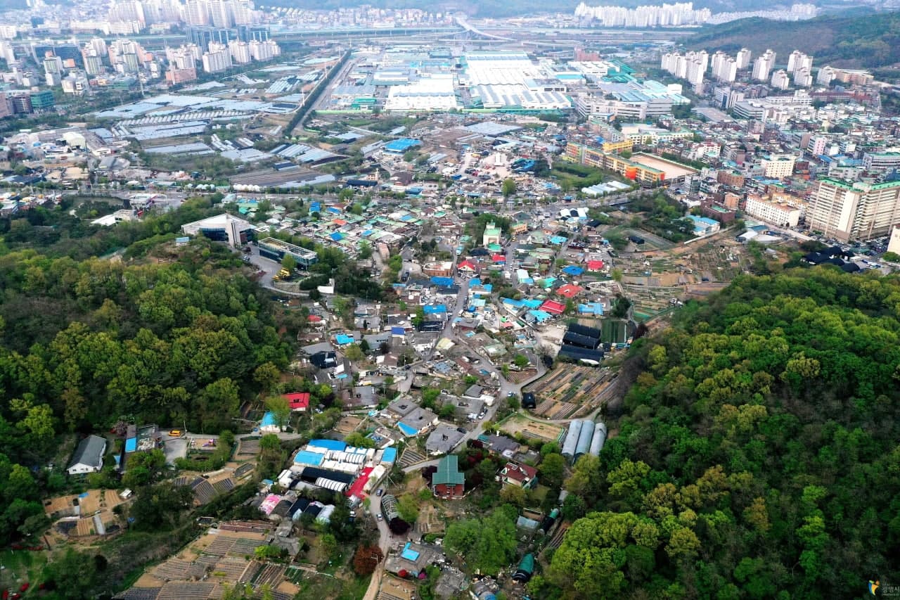 3기신도시 개발지로 지정된 광명시흥 특별구역 일대 모습