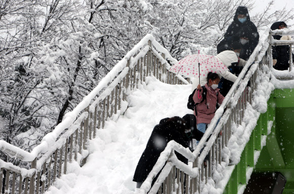 미끄러지면 안 돼