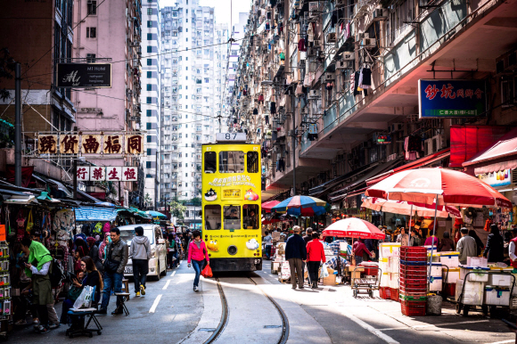 홍콩 이층 전차, 트램.<br>홍콩관광청 제공