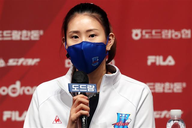 IBK기업은행 김수지 ‘승리 다짐하며’