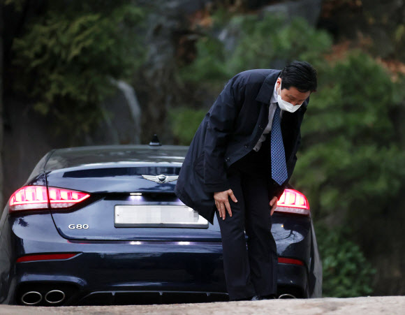 정주영 20주기 제사 참석하는 정기선 부사장