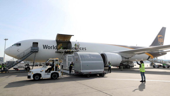 화이자 백신 추가 물량 도착