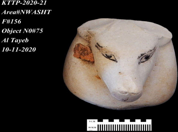 이집트 남부 룩소르에서 약 3천400년 전에 건설된 것으로 추정되는 고대 도시 유적이 발굴됐다고 이집트의 고고학자인 자히 하와스가 8일(현지시간) 밝혔다. 사진은 이번에 발굴된 이집트 도시 유적에서 출토된 유물. 2021.4.9  자히 하와스 이집트학 센터 제공