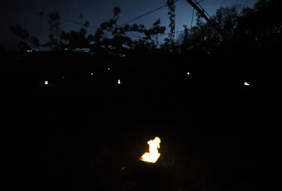 도깨비불이 아닙니다