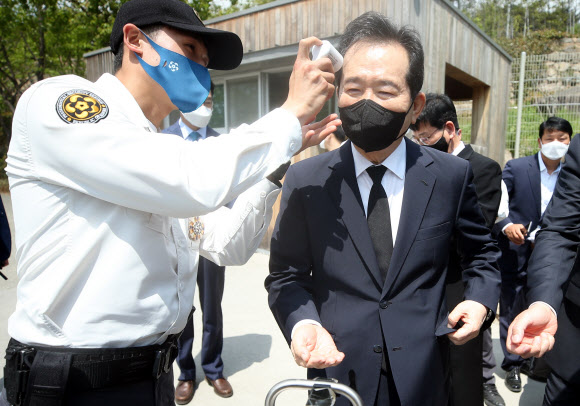 코로나19 체온측정