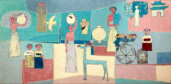 ‘이건희 컬렉션’ 기증...김환기 ‘여인들과 항아리’