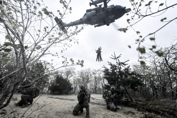 공군 항공구조사, 영월 산악지역서 탐색구조훈련 실시