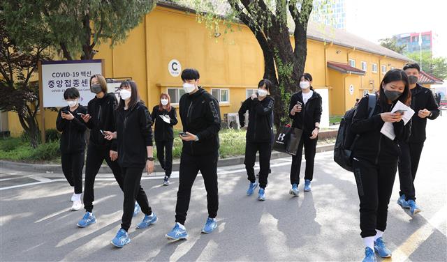 도쿄 올림픽 앞두고 백신 접종 마친 국가대표 선수들