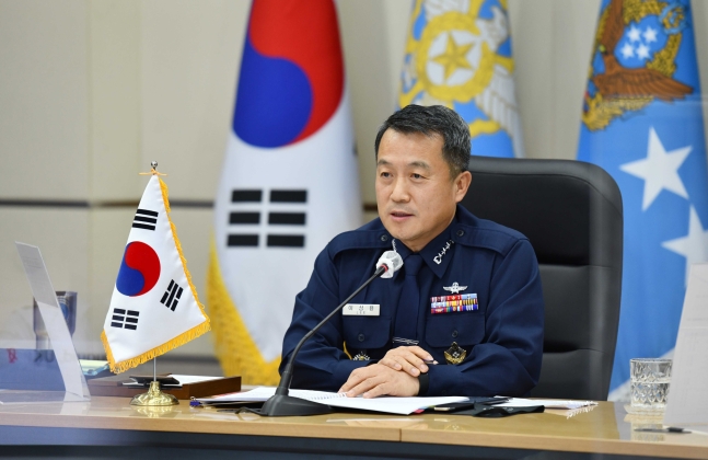 이성용 공군참모총장이 서욱 국방부 장관에게 사의를 표명했다. 이성용 공군참모총장. 공군 제공.
