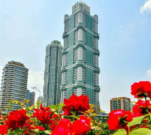 북한 노동당 기관지 노동신문은 6일 ‘수도의 풍치를 돋우어주는 장미꽃 풍경’이라는 제목으로 평양 시내 사진 여러 장을 실었다. 신문은 “려명거리와 미래과학자거리 등 수도의 곳곳에 장미꽃들이 앞을 다투어 피어나 거리의 풍치를 한껏 돋우어주고 있다”라고 전했다.  평양 노동신문 뉴스1