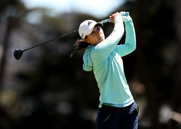 12일(한국시간) LPGA 투어 메디힐 챔피언십 2라운드에서 선두로 치고 나간 대니엘 강. AFP 연합뉴스