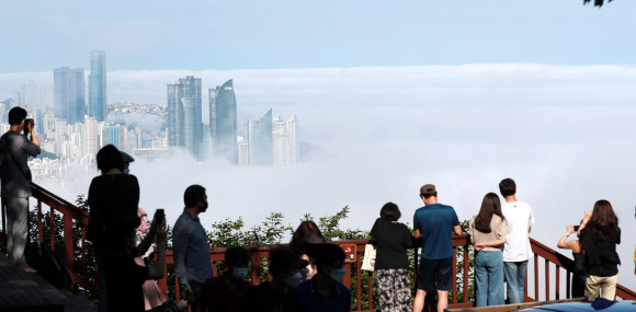 부산 해무 장관