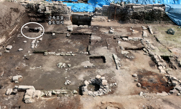 인사동 유적 발굴 당시 모습