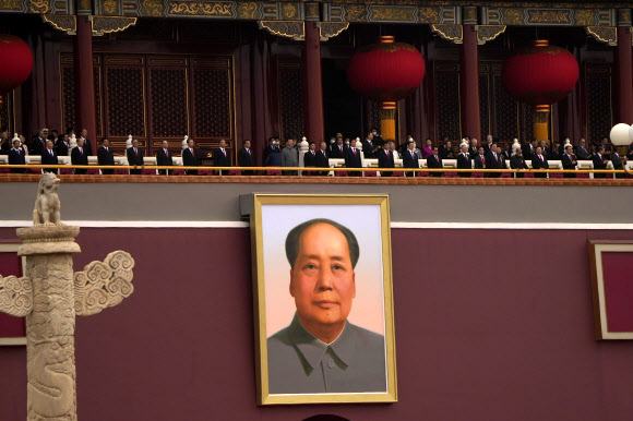 중국공산당 100주년 경축 연설하는 시진핑