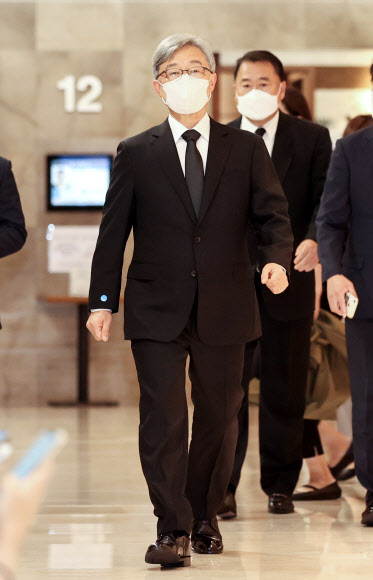 최재형 전 감사원장, 부친 빈소로