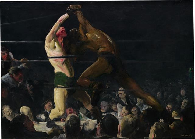 조지 벨로스 ‘이 클럽의 두 회원’, 1909년 (115×160.5㎝, 내셔널 갤러리 오브 아트, 미국 워싱턴)
