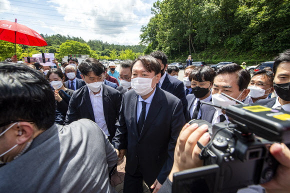 윤석열, 광주 방문