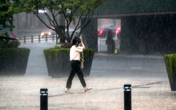 우산은 어디에?